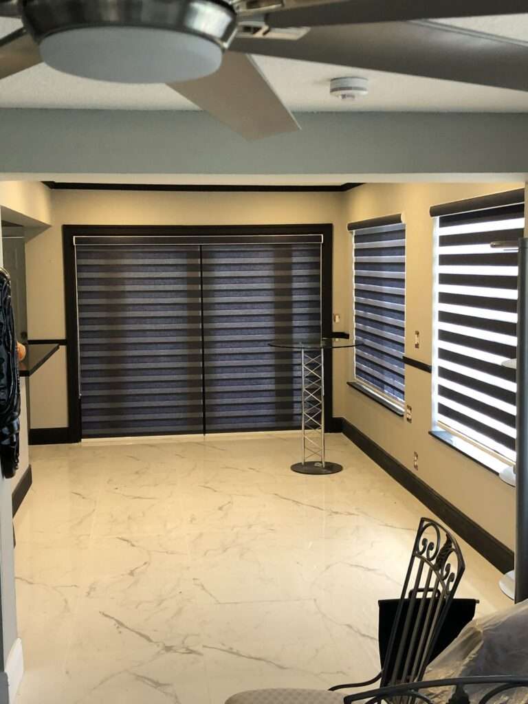 Zebra Blinds Installed in Miami